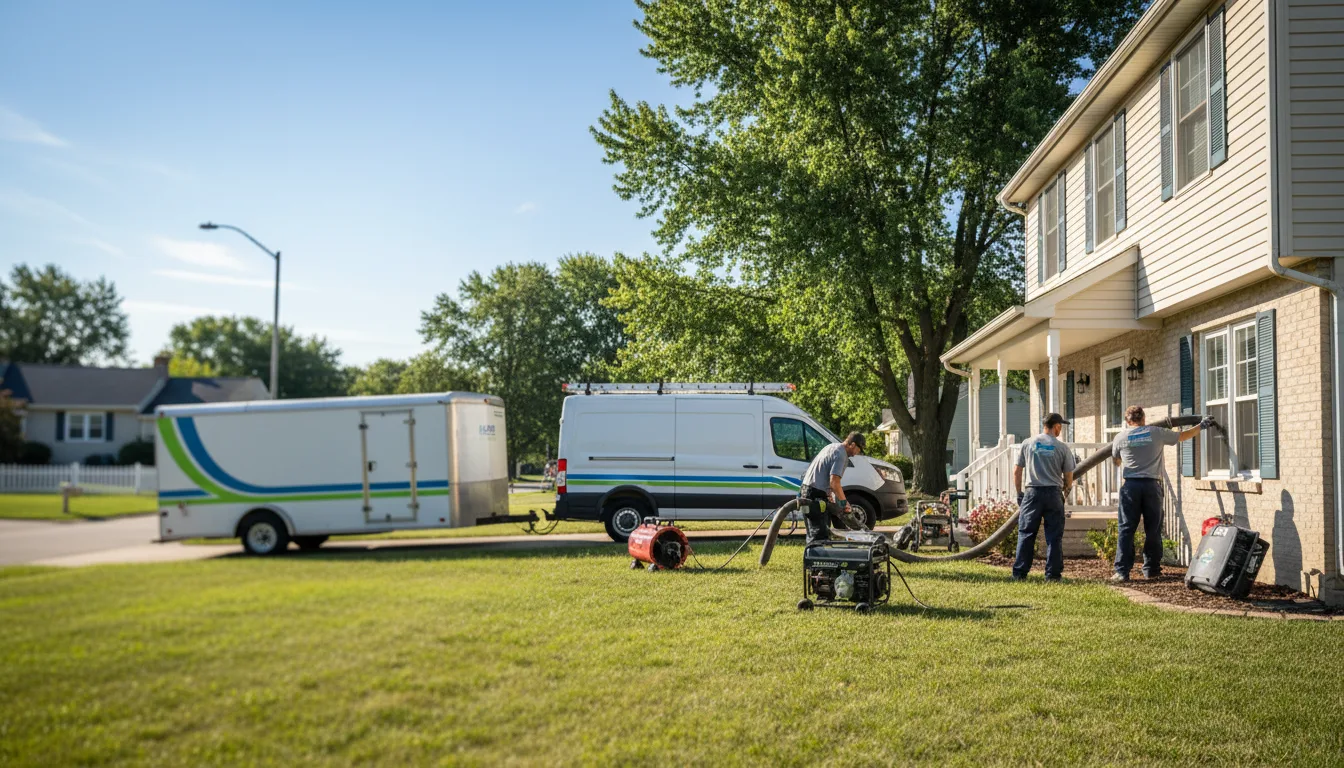 Flooded Basement Restoration And Cleanup With Repair in Rhodes, IA near me